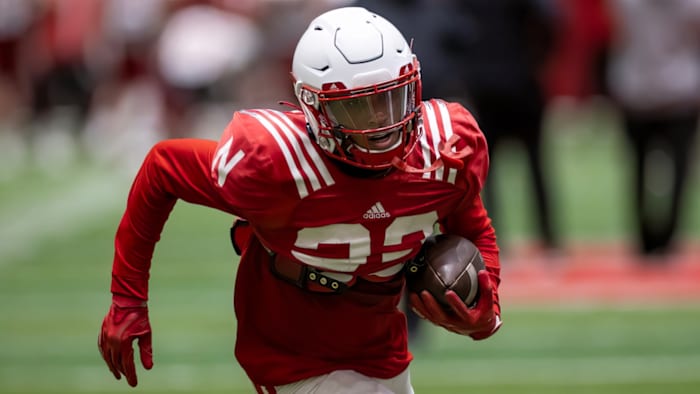 Trey Palmer receiver spring practice 2022.03.30 2731